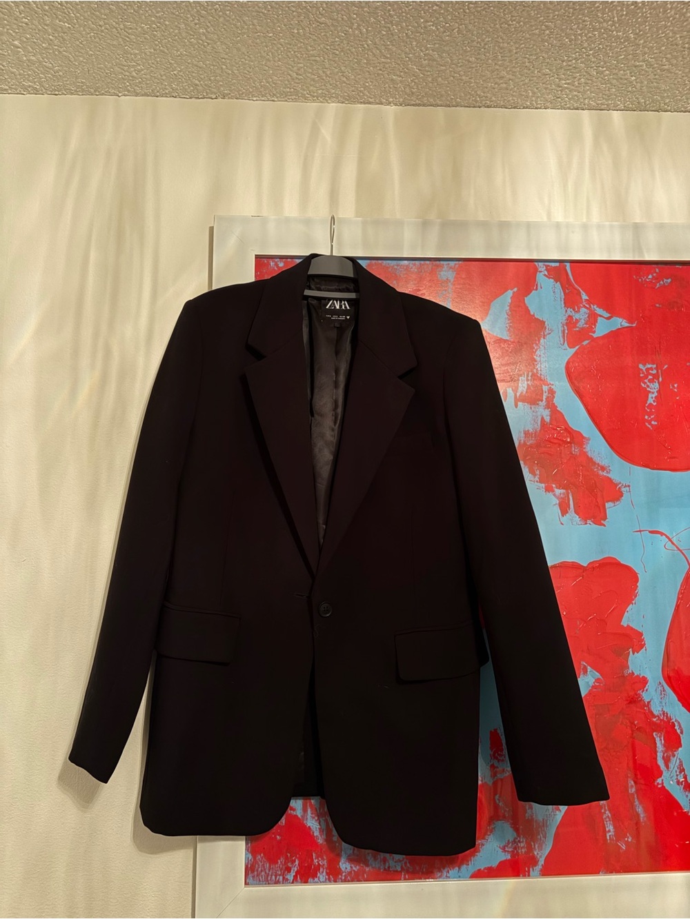 ZARA woman’s  Black Single-Breasted Blazer